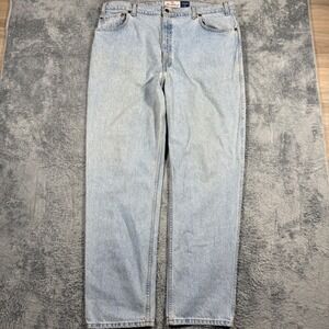 Vintage 1995 Levis 540 Orange Tab Jeans Relaxed Fit Mens Size‎ 42x32 Light Blue